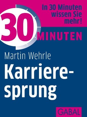 cover image of 30 Minuten Karrieresprung